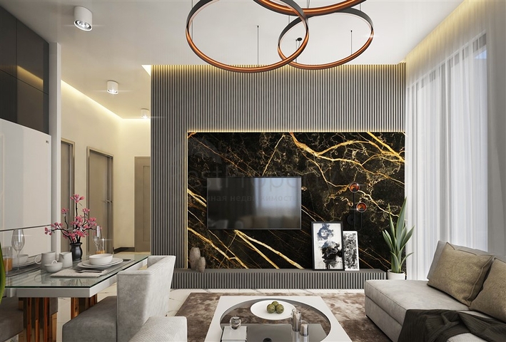 A project under construction in the popular Mahmutlar area