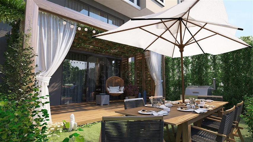 A project under construction in the popular Mahmutlar area