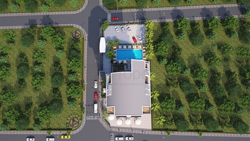 A project under construction in the popular Mahmutlar area