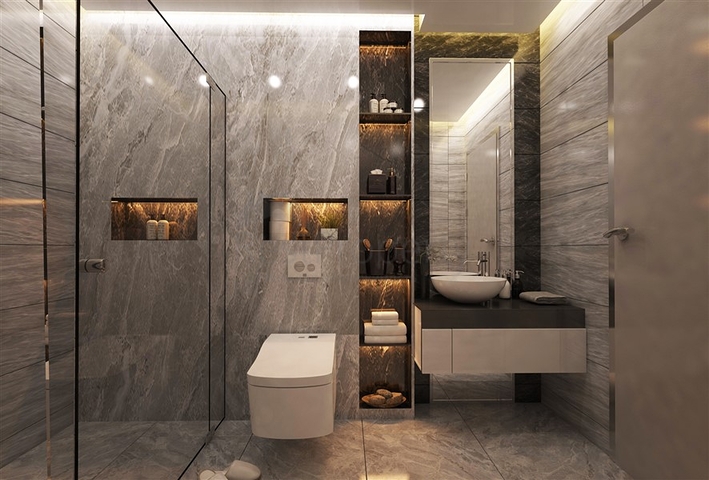 A project under construction in the popular Mahmutlar area