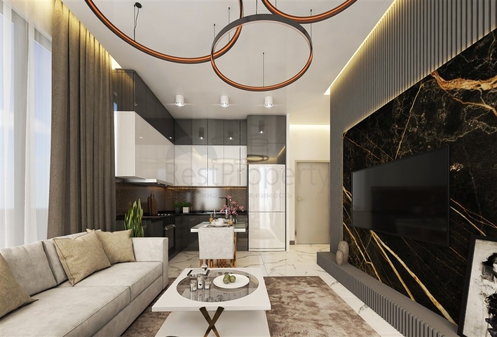 A project under construction in the popular Mahmutlar area