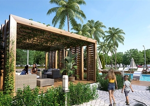 A project under construction in the popular Mahmutlar area