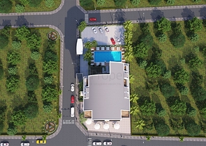 A project under construction in the popular Mahmutlar area