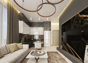 A project under construction in the popular Mahmutlar area