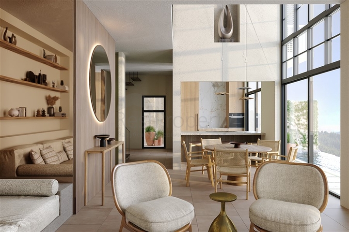 A premium segment project with panoramic views of the sea and the Alanya Peninsula