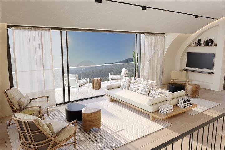 A premium segment project with panoramic views of the sea and the Alanya Peninsula