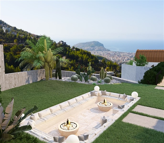 A premium segment project with panoramic views of the sea and the Alanya Peninsula