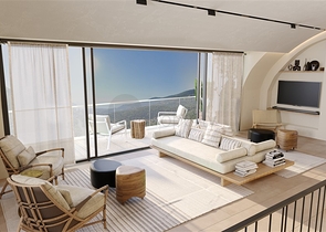 A premium segment project with panoramic views of the sea and the Alanya Peninsula