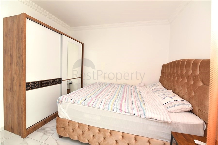 Furnished Studio Apartment in Avsallar with Spa & Pool Facilities, 1 km from the Sea