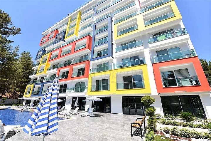 Furnished Studio Apartment in Avsallar with Spa & Pool Facilities, 1 km from the Sea