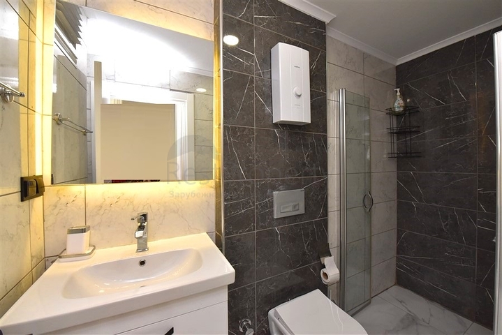 Furnished Studio Apartment in Avsallar with Spa & Pool Facilities, 1 km from the Sea