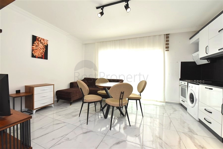 Furnished Studio Apartment in Avsallar with Spa & Pool Facilities, 1 km from the Sea