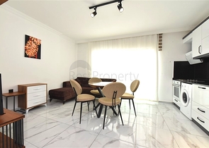 Furnished Studio Apartment in Avsallar with Spa & Pool Facilities, 1 km from the Sea