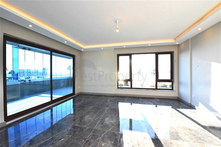 3+1 Penthouse with Mediterranean Sea view in Mahmutlar