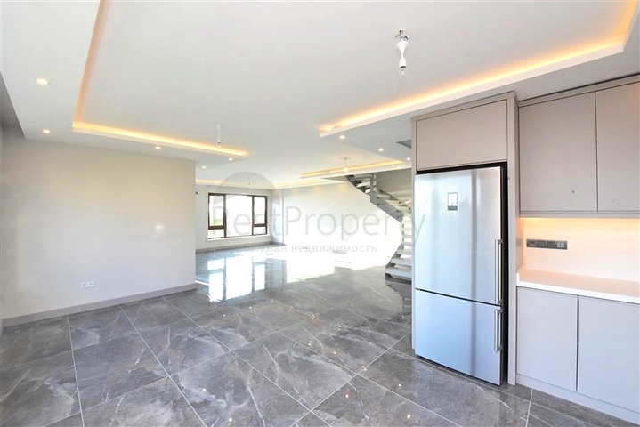 3+1 Penthouse with Mediterranean Sea view in Mahmutlar