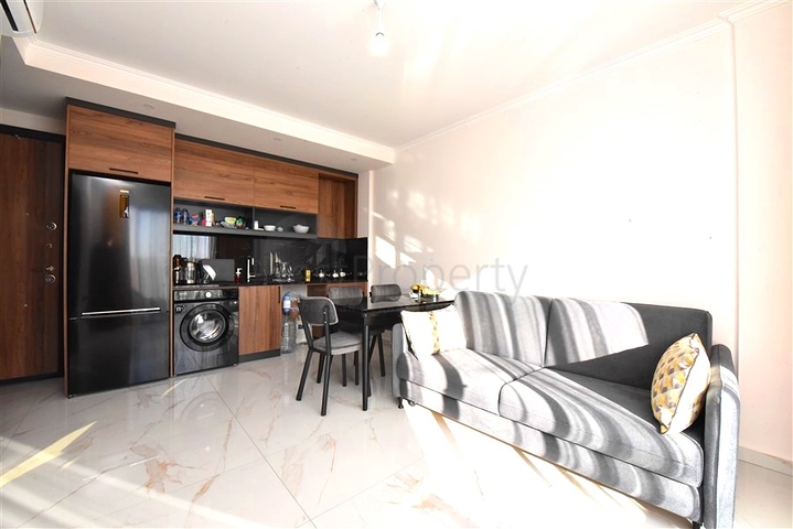 Cozy 1+1 apartment in a complex with diverse infrastructure in the Oba area