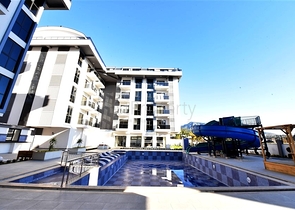 Cozy 1+1 apartment in a complex with diverse infrastructure in the Oba area