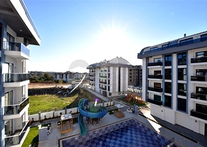 Cozy 1+1 apartment in a complex with diverse infrastructure in the Oba area