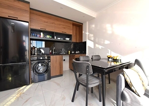 Cozy 1+1 apartment in a complex with diverse infrastructure in the Oba area