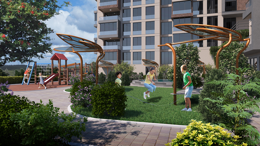 A family concept project with a unique view of the forest