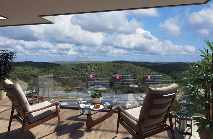 A family concept project with a unique view of the forest