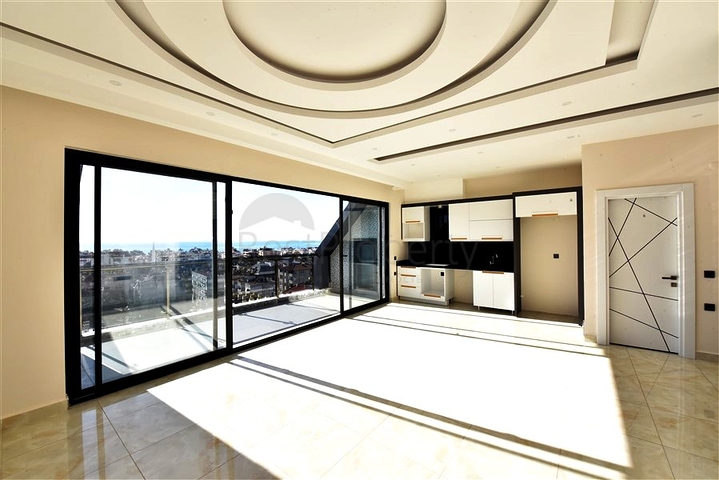 2+1 penthouse with sea view on Cleopatra