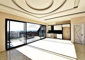 2+1 penthouse with sea view on Cleopatra