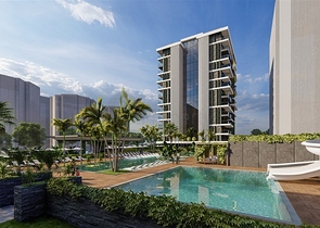 Premium 1+1 apartment in the popular area of Mahmutlar