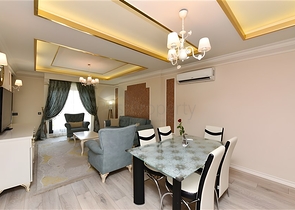 Two-bedroom apartment with Euro renovation, sea view and covered Parking