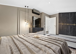 4+1 penthouse with designer renovation and stunning sea views