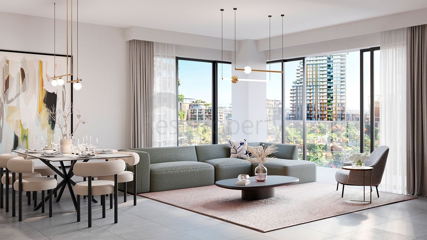 New residential complex with parks and gardens in the popular Jumeirah area