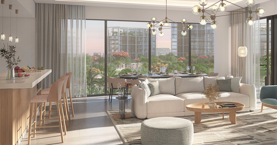 New residential complex with parks and gardens in the popular Jumeirah area