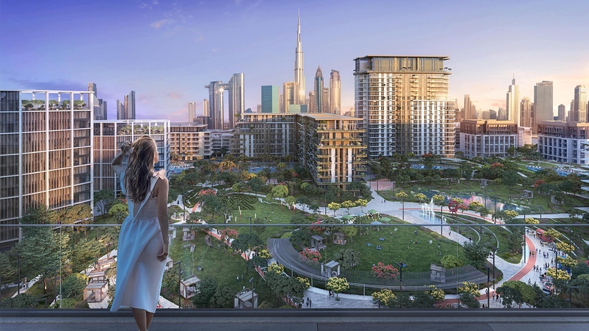 New residential complex with parks and gardens in the popular Jumeirah area