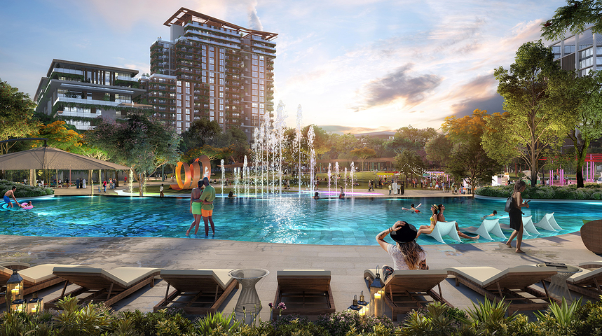 New residential complex with parks and gardens in the popular Jumeirah area