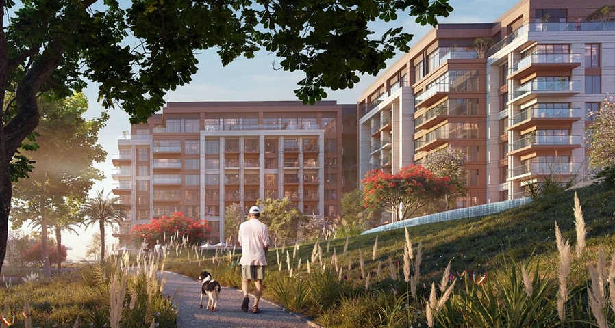 New residential complex with parks and gardens in the popular Jumeirah area