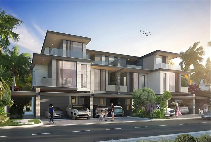 A new complex of townhouses and villas in the prestigious Dubai Land area