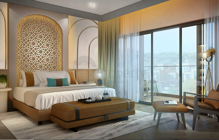 A new complex of townhouses and villas in the prestigious Dubai Land area