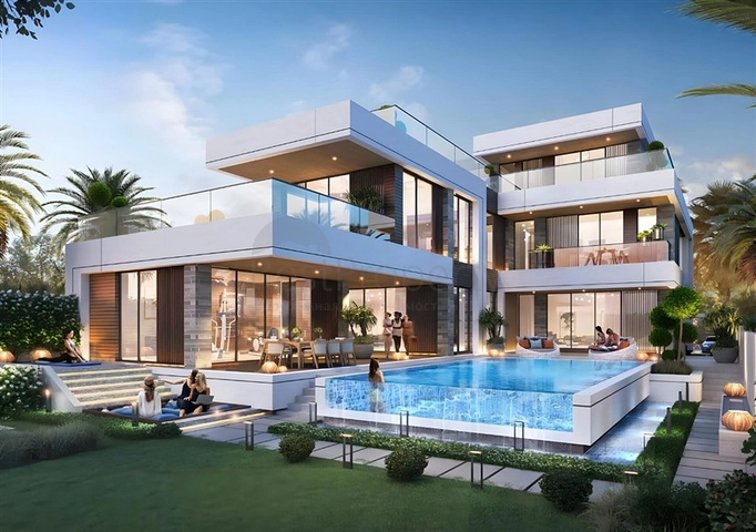 A new complex of townhouses and villas in the prestigious Dubai Land area