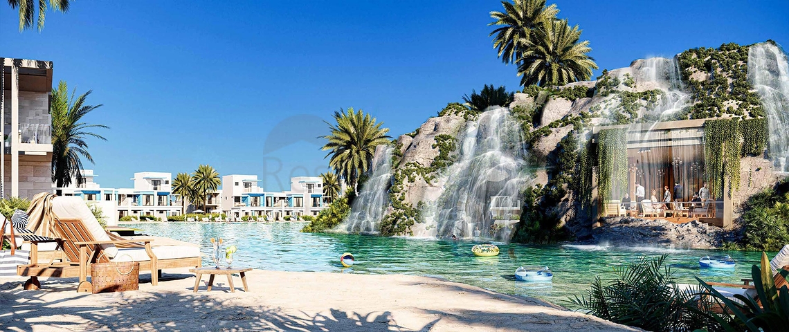 A new complex of townhouses and villas in the prestigious Dubai Land area