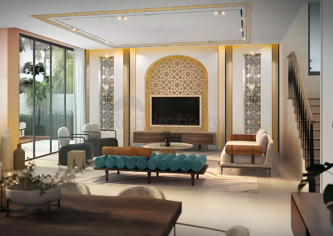 A new complex of townhouses and villas in the prestigious Dubai Land area