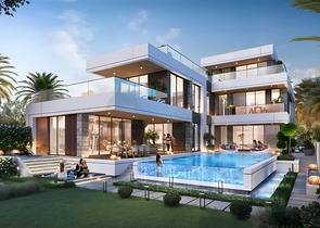 A new complex of townhouses and villas in the prestigious Dubai Land area