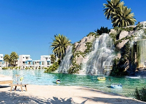 A new complex of townhouses and villas in the prestigious Dubai Land area