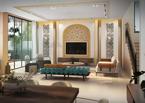 A new complex of townhouses and villas in the prestigious Dubai Land area