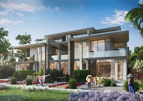 A new complex of townhouses and villas in the prestigious Dubai Land area