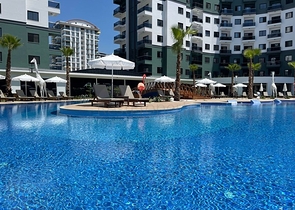 2+1 apartment in a popular hotel-type residential complex