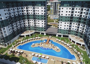 2+1 apartment in a popular hotel-type residential complex