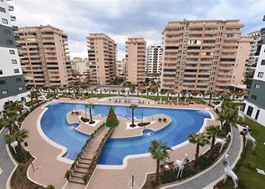 2+1 apartment in a popular hotel-type residential complex
