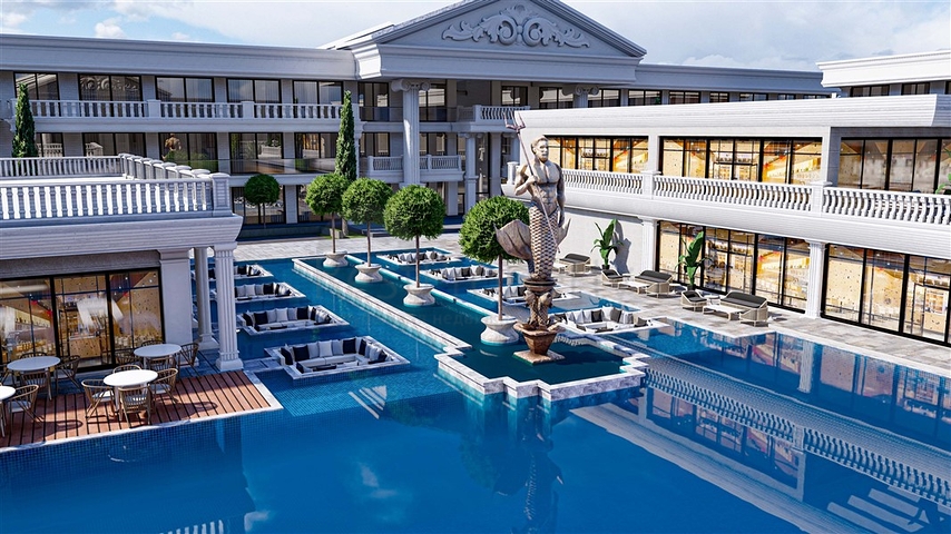 Low-rise residential residence in Yeniboazici in Northern Cyprus