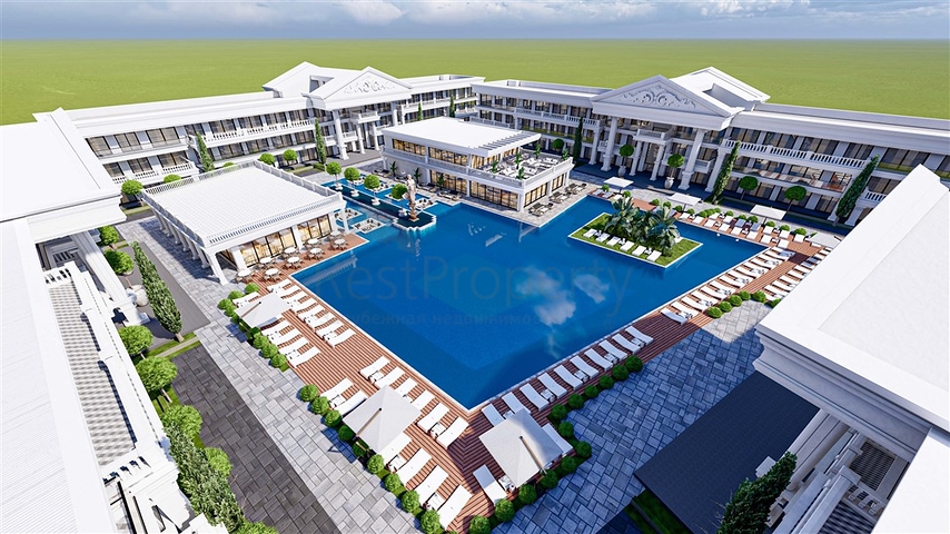 Low-rise residential residence in Yeniboazici in Northern Cyprus