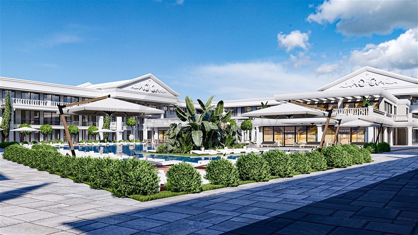 Low-rise residential residence in Yeniboazici in Northern Cyprus